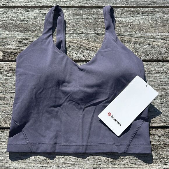 lululemon athletica Tops - Lululemon Align Tank‎ Top Light Support, A/B Cup Nightfall size 4 NWT